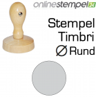 Runde Holzstempel